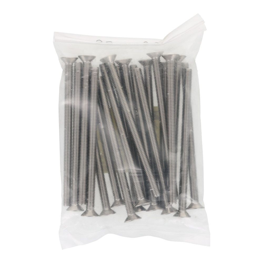 ＯＨＳＡＴＯ　ステンレス　小ねじ　皿　Ｍ５&times;８０　５０入, ステンレス, 20個入り