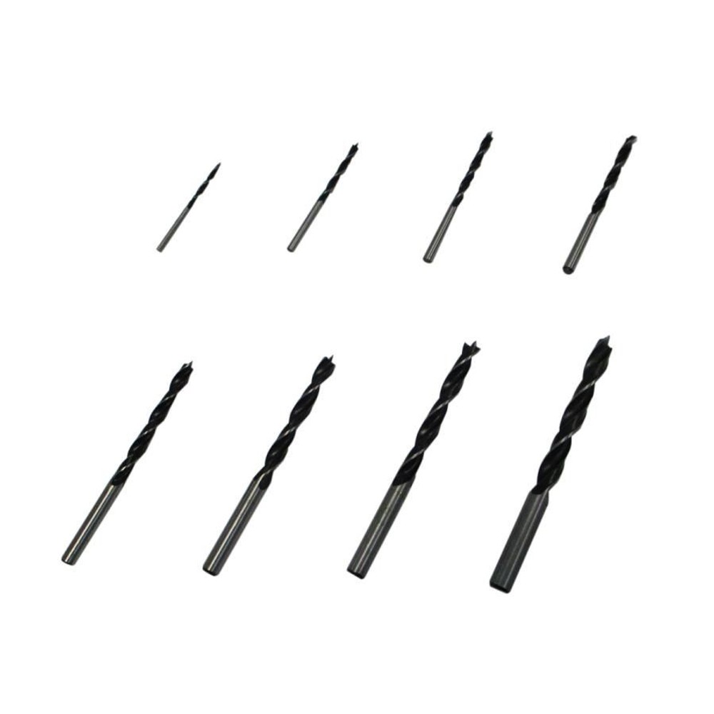 グレートツール 木工用ドリル刃セット 丸軸 3/4/5/6/7/8/9/10mm WDS-8, 木工用, 8本組