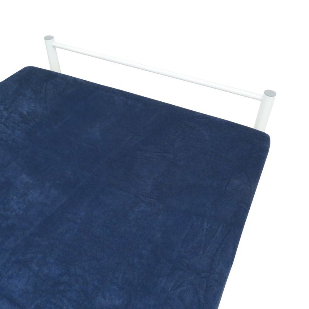 簡単脱着のびるパイル地のぴったりシーツ　シングル, ブラウン, シングル