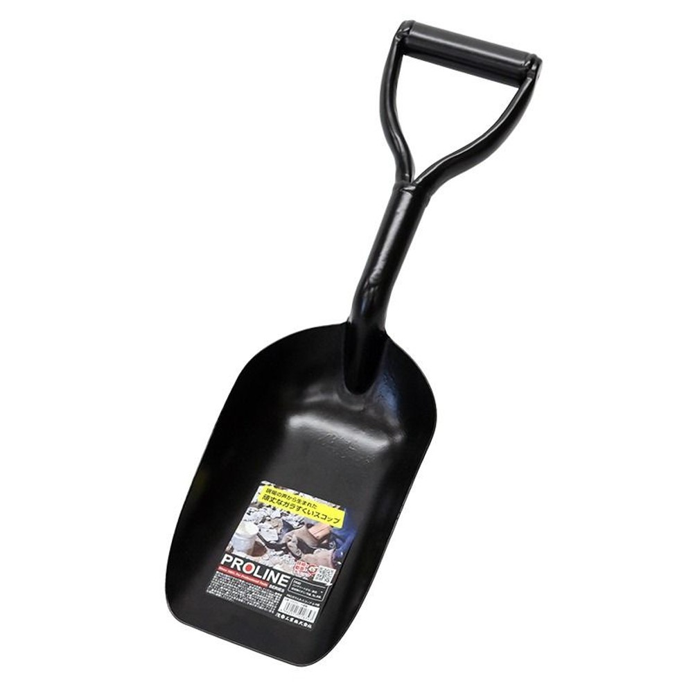 金象ＰＲＯ　ガラ入れスコップ　小Ｐ柄, 黒, NO.18393