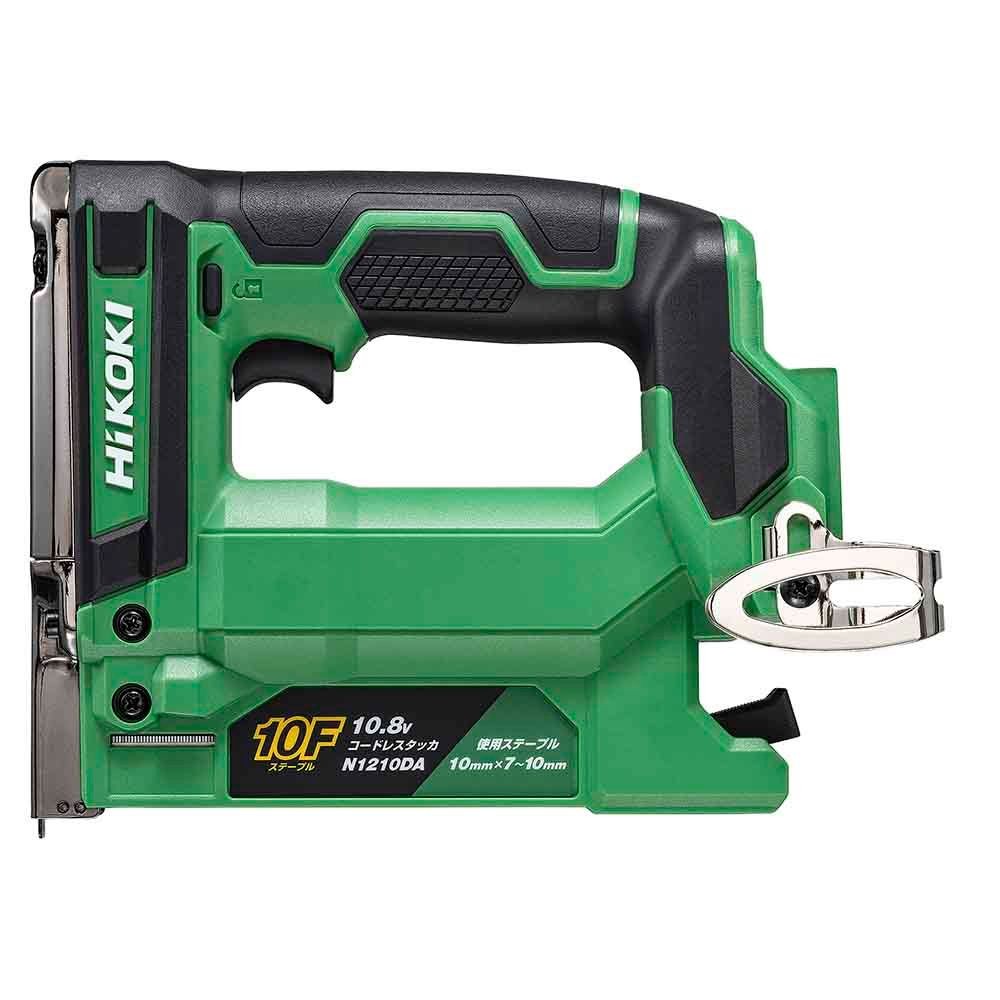 ハイコーキ　HiKOKI 10．8Ｖタッカ N1210DA NN, アグレッシブグリーン, N1210DA NN