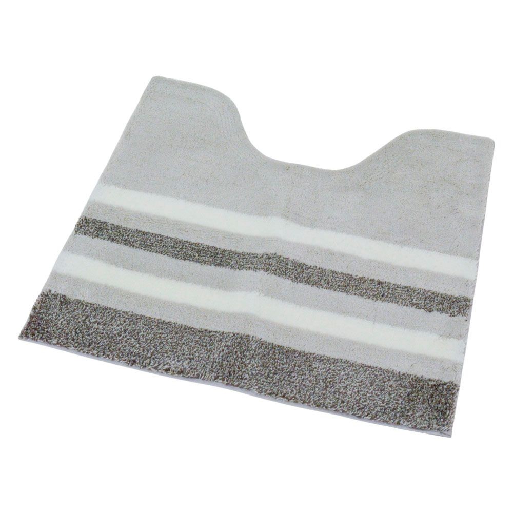 センコーＮＥＯボーダートイレマット, ネイビーブルー, 58&times;60cm