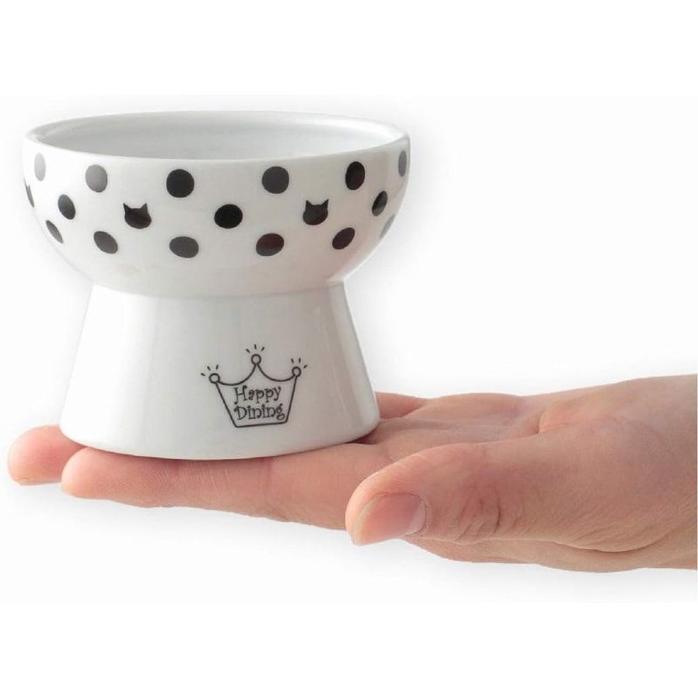 猫壱　ハッピー　おやつ皿　水玉, その他カラー２, その他サイズ１