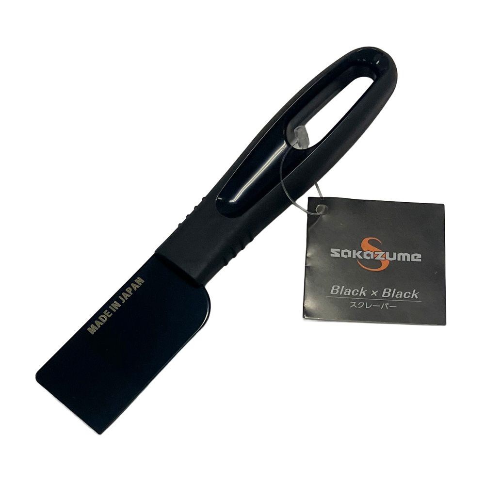 坂爪 BBスクレーパーP型 30ｍｍ BBP-30, ブラック, 幅30mm&times;奥行15mm&times;高さ167mm