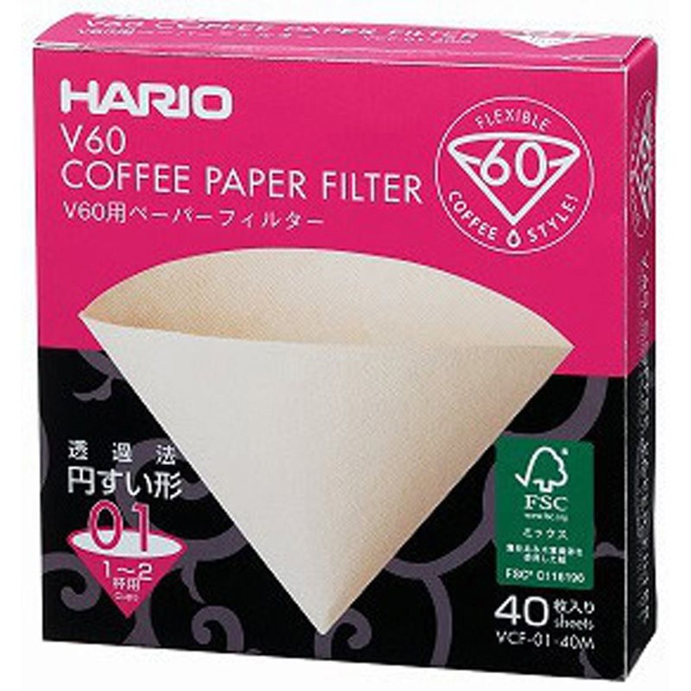 ハリオ　　Ｖ60ドリッパー　　01ペーパーみさらし40Ｐ, その他カラー１, その他サイズ１