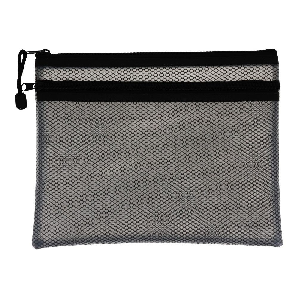 ダブルファスナーメッシュケース