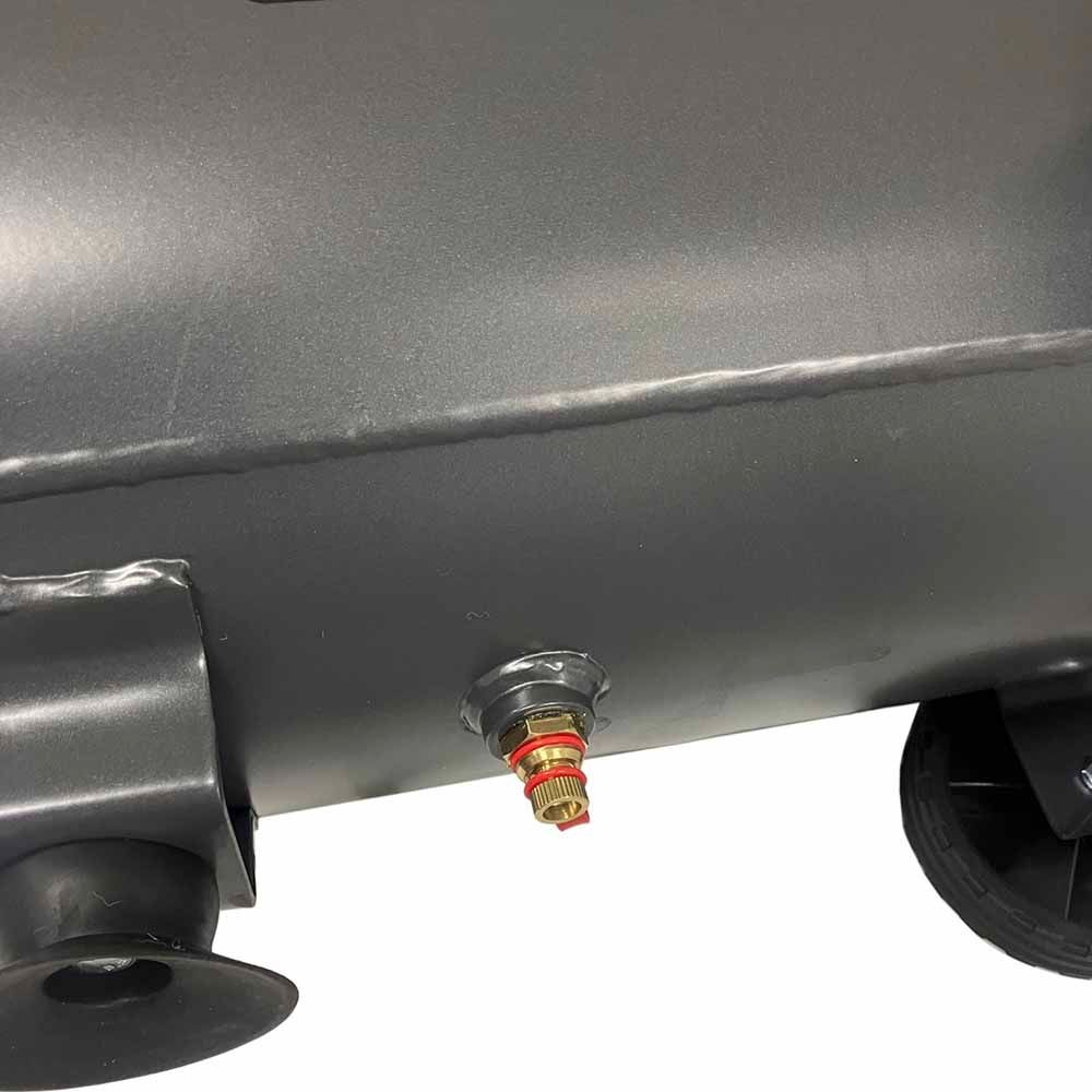 WIZ'A ウィザ オイルレスエアーコンプレッサー 24L OF-1524W, ブラック, 24L