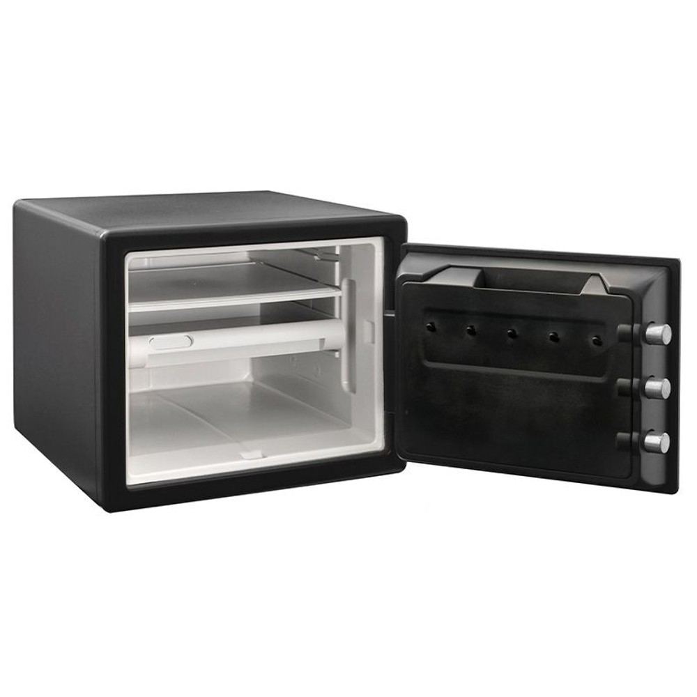 【廃棄料無料・開梱・設置費込】セントリー耐火・耐水金庫  JFW082GUL テンキー式 1時間耐火 22.8L【メーカー直送・代引不可】, ブラック,  22.8L