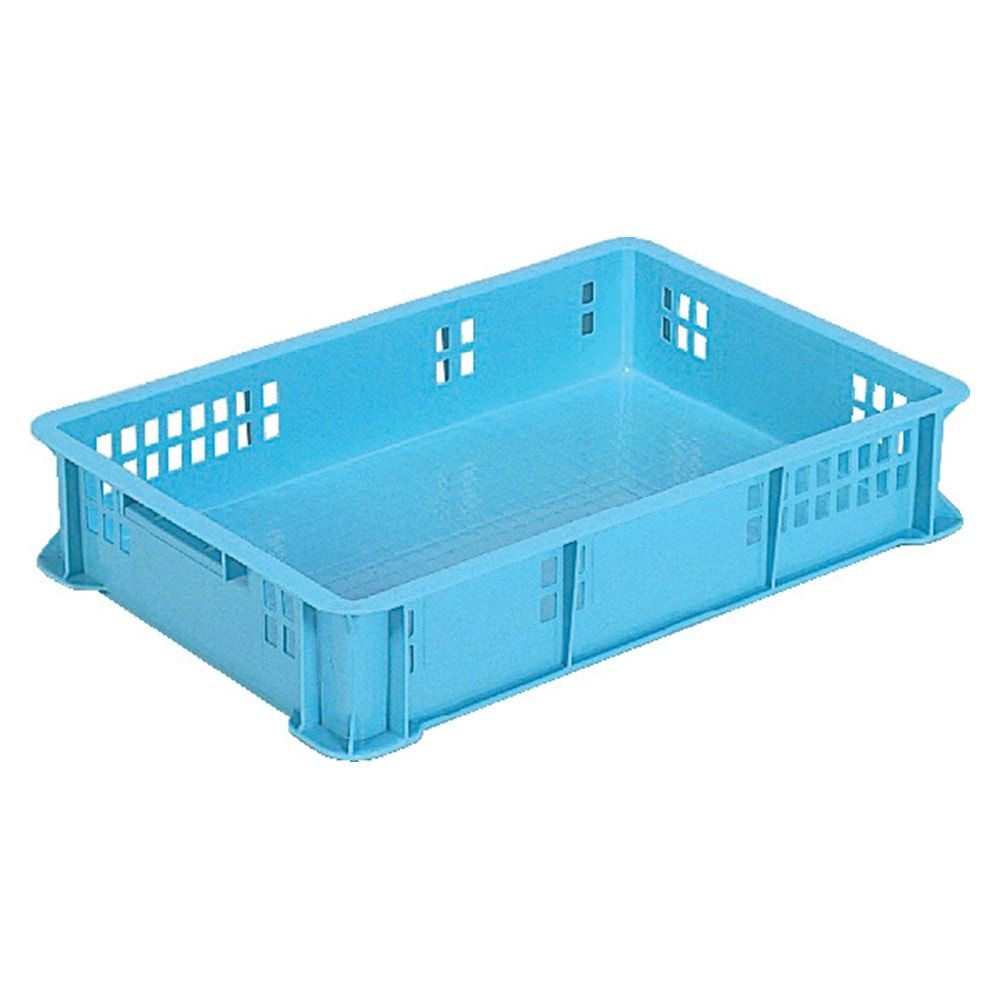 サンコー サンテナー B#19K-2 ライトブルー 101950-00 &times;10個セット【メーカー直送・代引不可】【法人限定】, ライトブルー, 10P