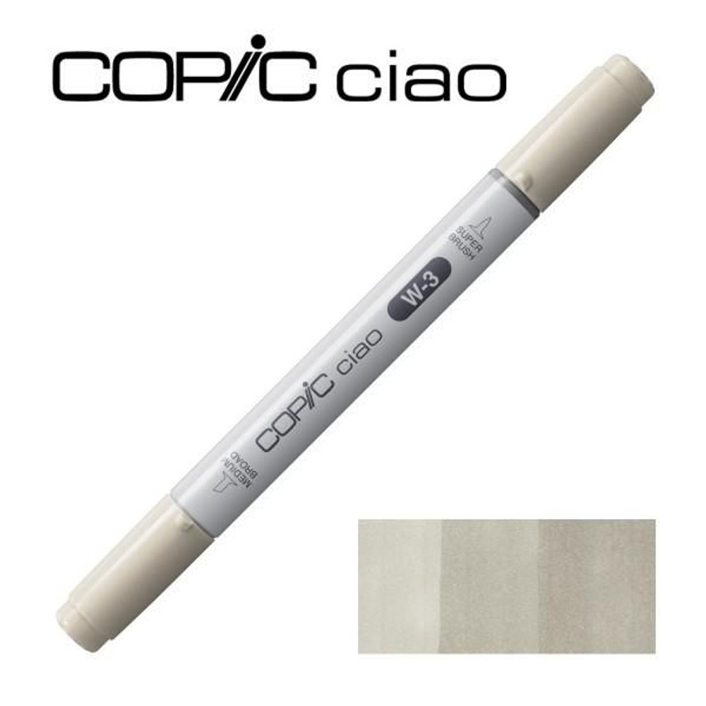 コピックチャオ W-3 ウォームグレイ No.3, コピックチャオ W-3 ウォーム, スケッチ