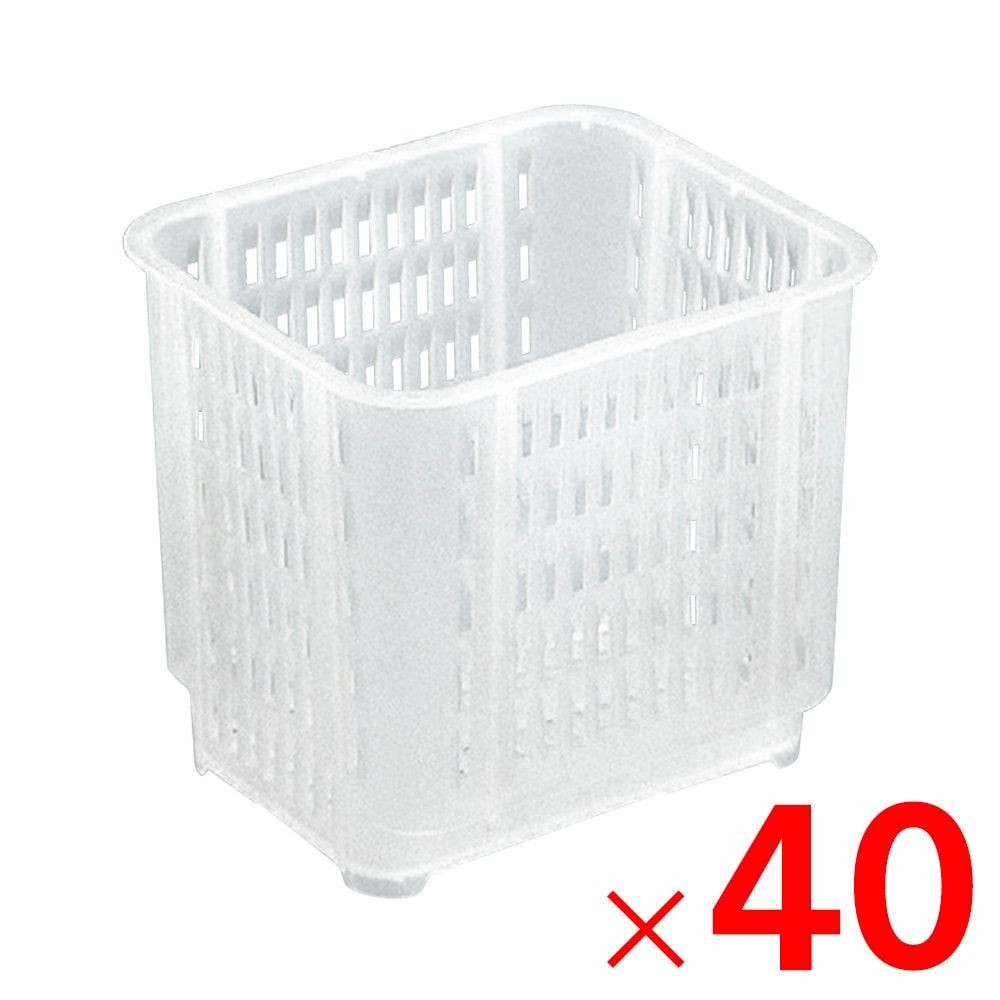 サンコー サンテナー B#3 乳白色 100303-00 &times;40個セット【メーカー直送・代引不可】【法人限定】【日祝配送不可・時間指定不可】, 乳白色, 40P