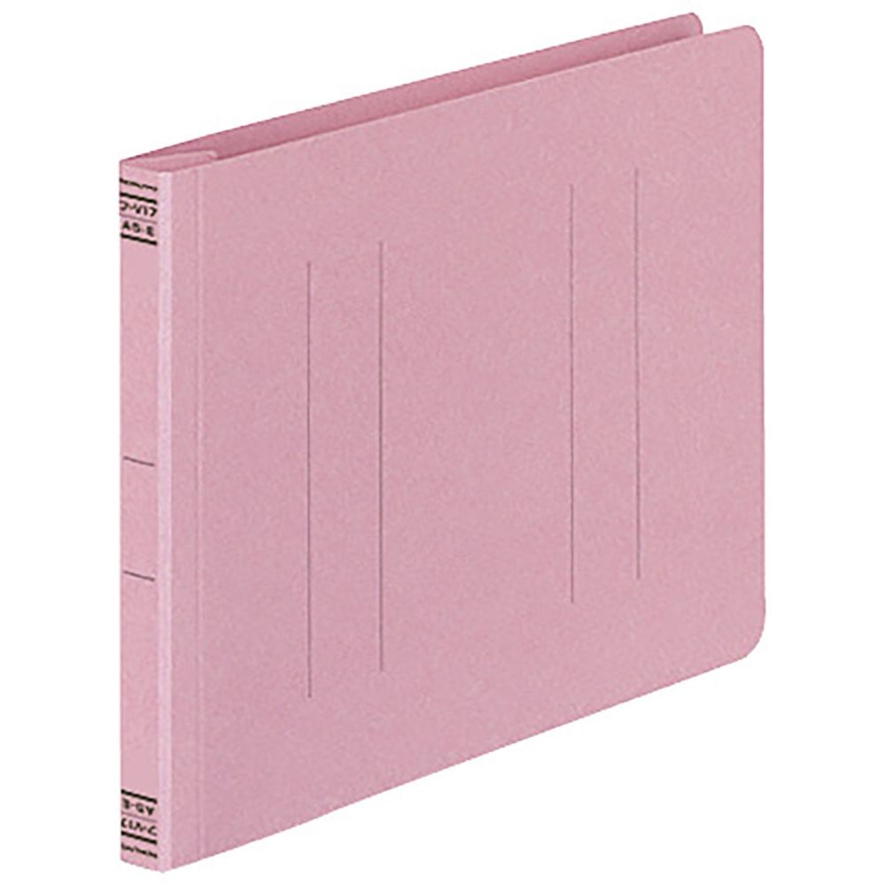 コクヨ　フラットファイルV樹脂製とじ具A5横 15mmとじ ピンク フ-V17P, ピンク, A5E