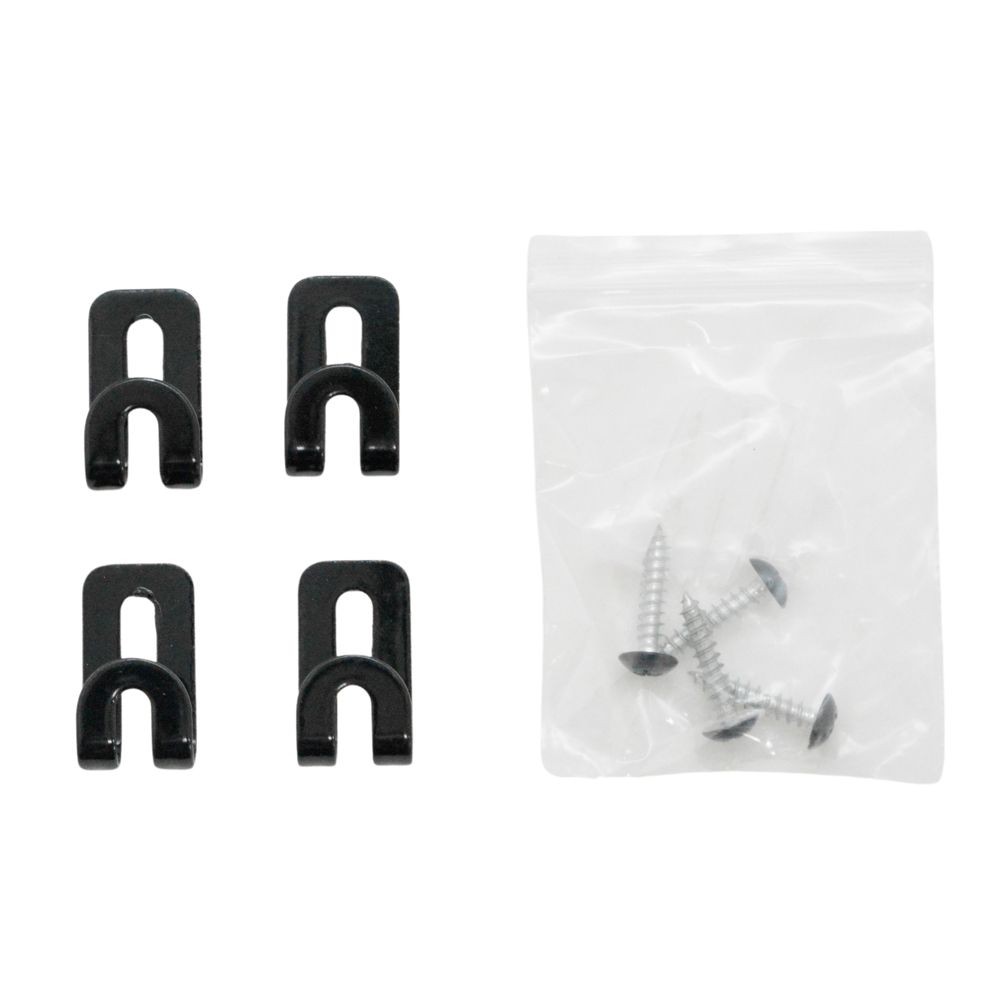 ネット取り付け用金具４個入　ＳＴＧー００３０, 黒, 4個入