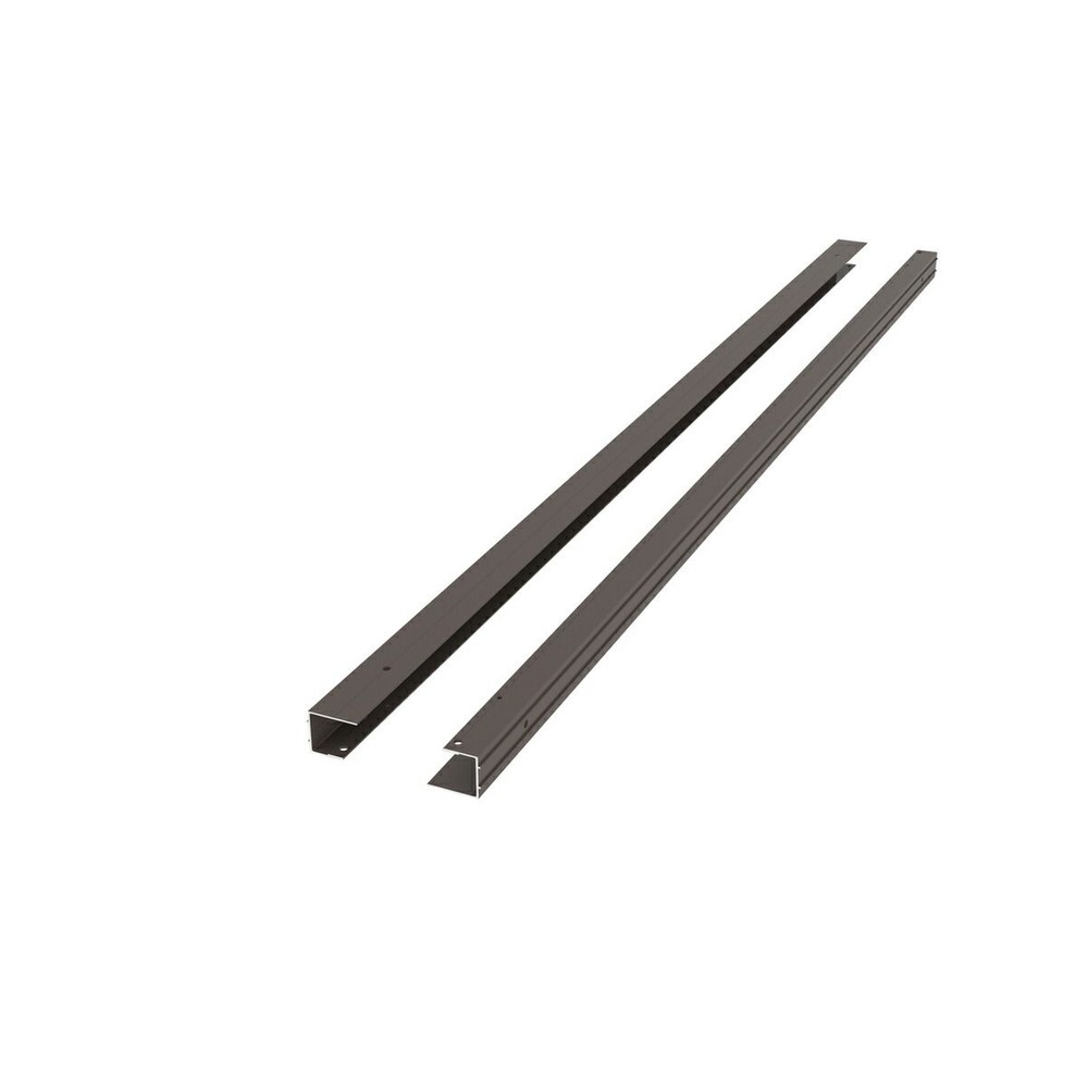 人工木ユニットデッキ 9090専用 中間部材 フェンス連結金具, ブラウン, 中間部材