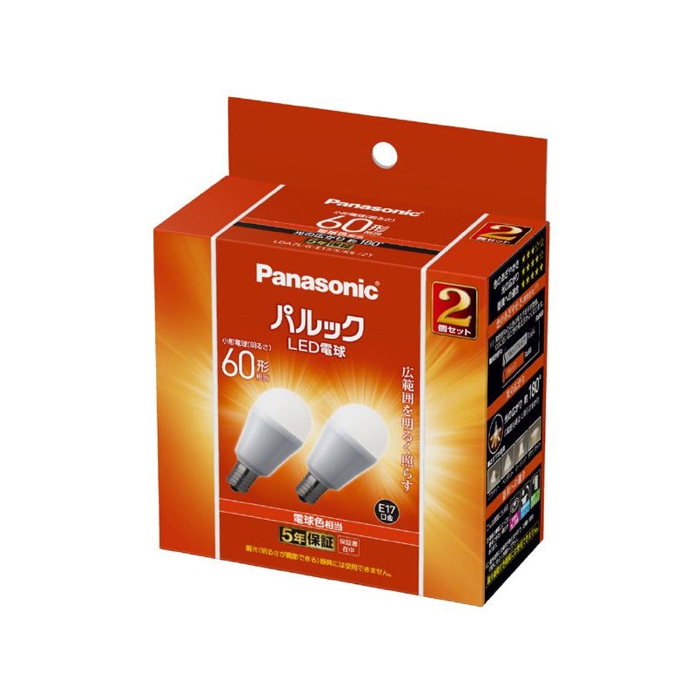 小型ＬＥＤ60Ｗ／ＬＤＡ7ＬＧＥ17ＳＫ6, その他カラー１, 1個入り