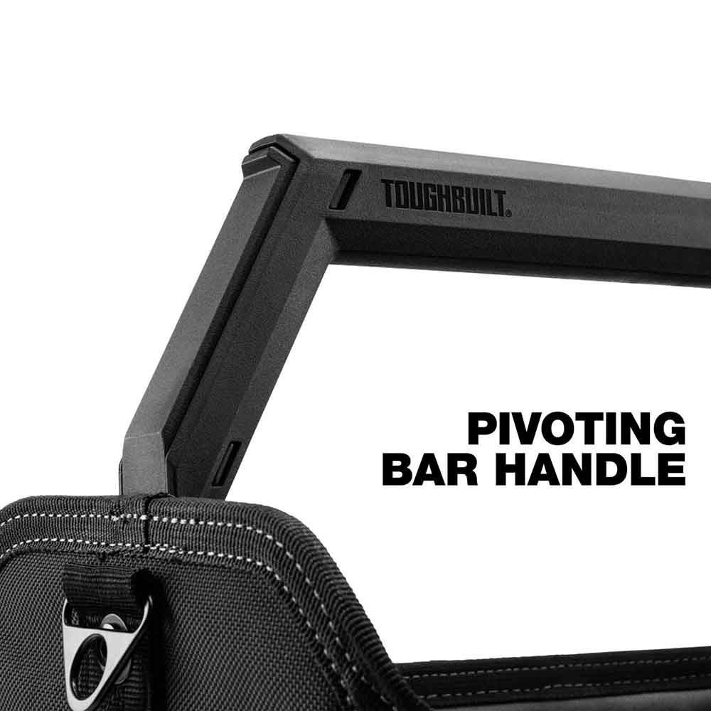 【数量限定】TOUGHBUILT（タフビルト）STACK TECH(スタックテック) 　ハーフツールトートバック, ブラック, TB-B1-S-80C