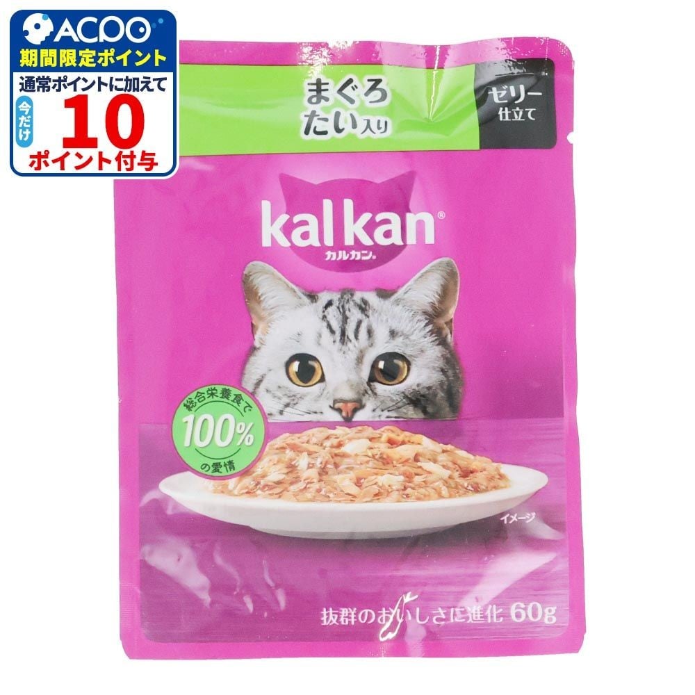 カルカンパウチ　まぐろ　たい入り, まぐろ　たい入り, 60g