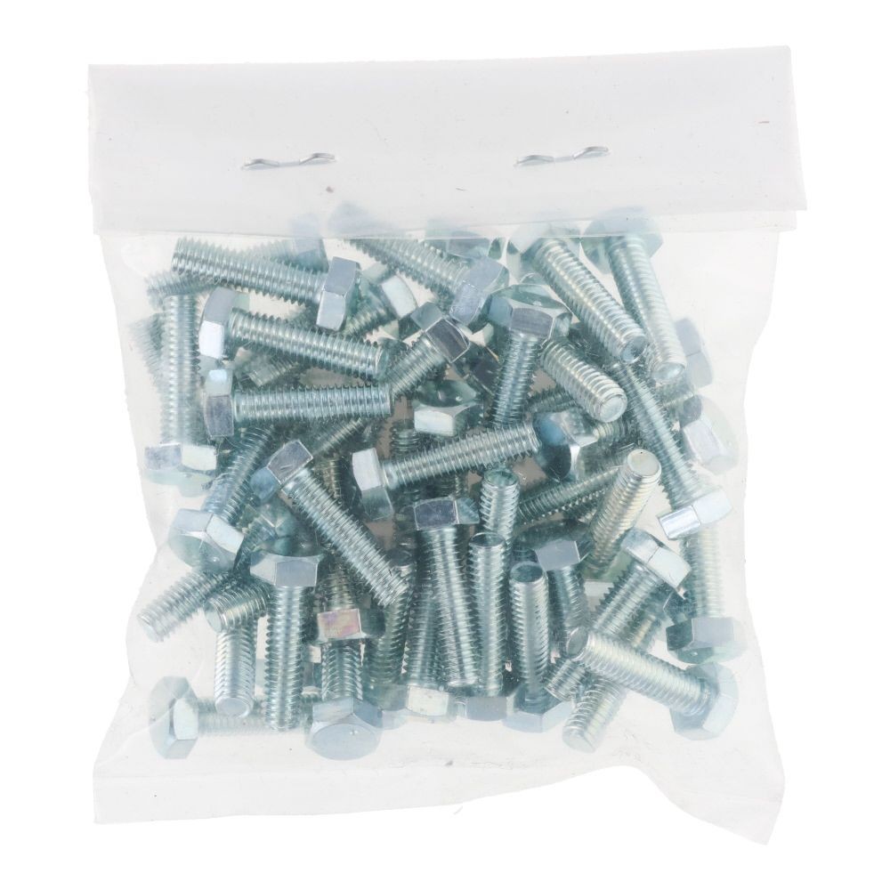 ユニクロ　六角ボルト　Ｍ４&times;１５　５０入, ボルト, 50個入り