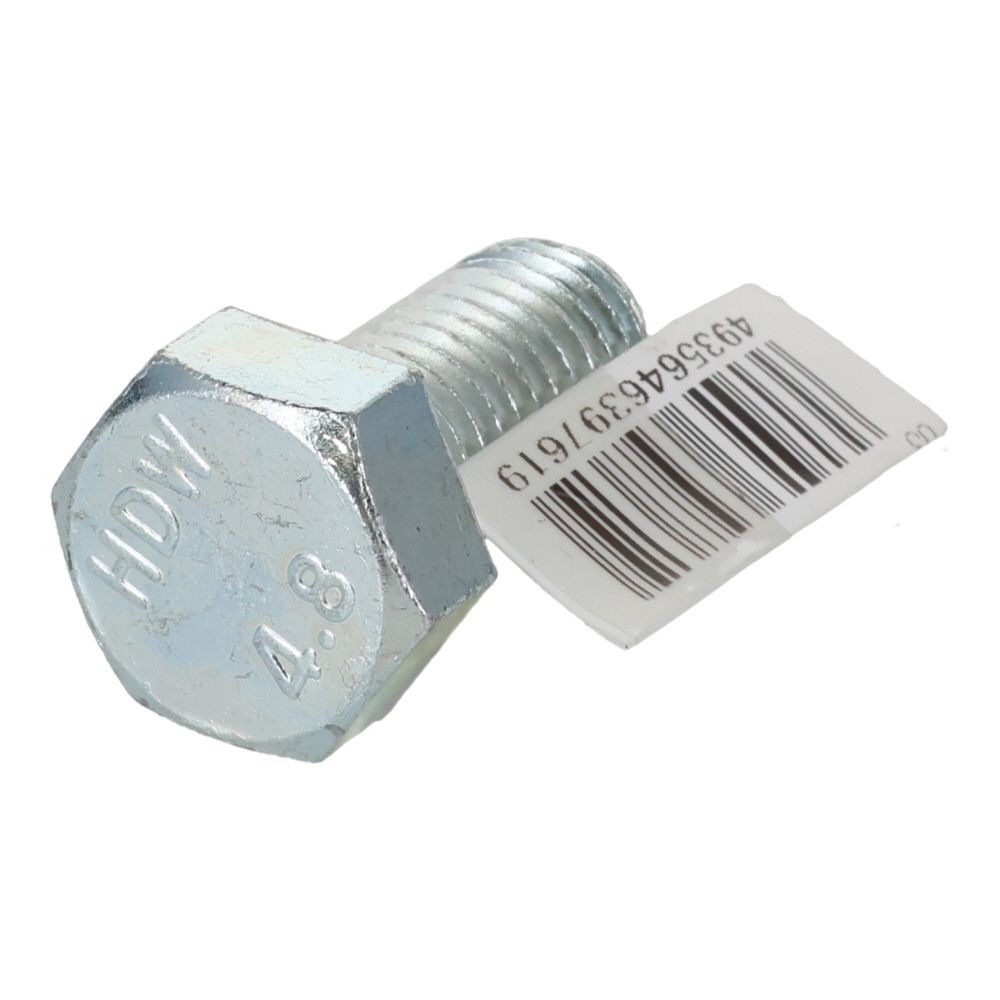 六角ボルト　ユニクロ　全ねじ　Ｍ１２&times;２５, 全ねじ, M12&times;25