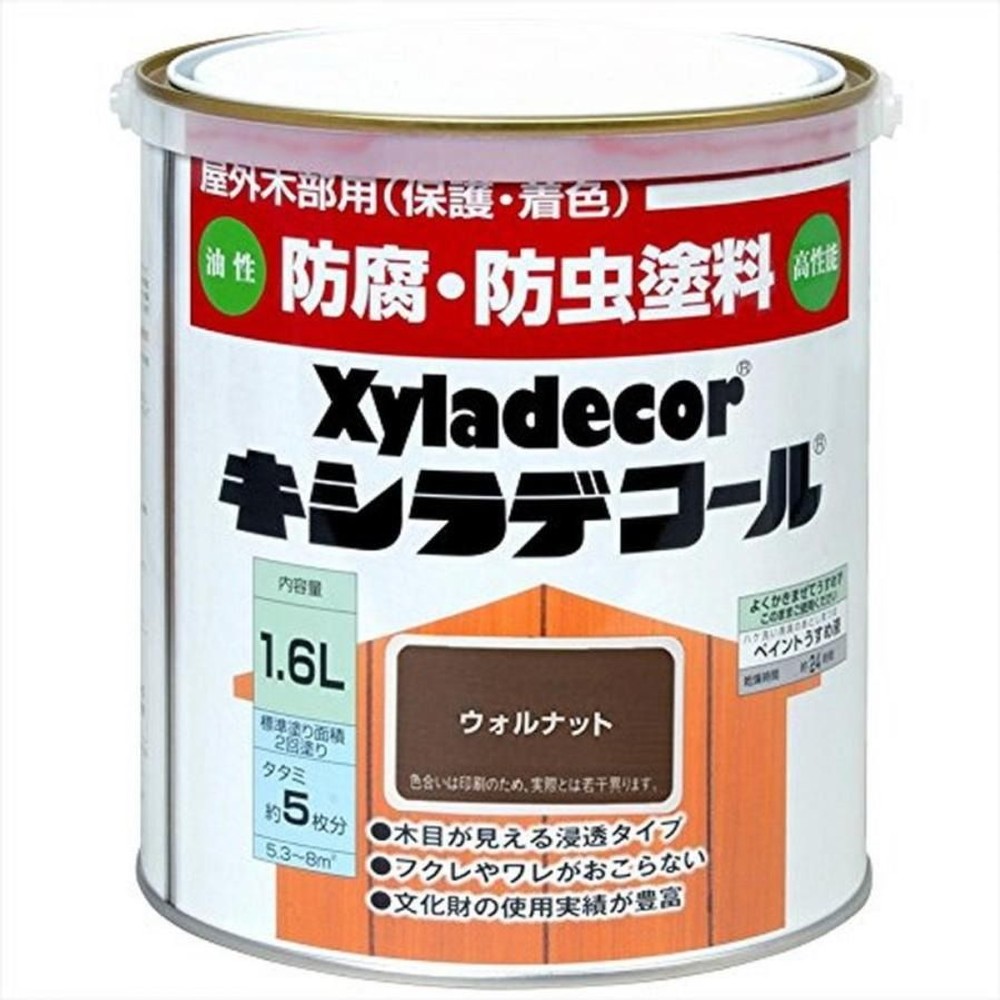 キシラデコール 1.6L #111　ウォルナット, ウォルナット, 1.6L