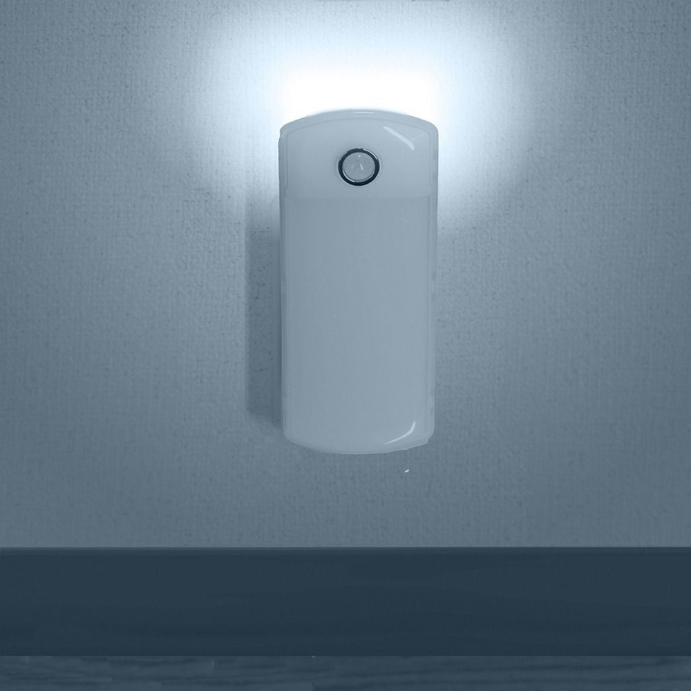 ヤザワ 停電自動点灯人感センサーライト NCHSML85, 白, 自動点灯機能