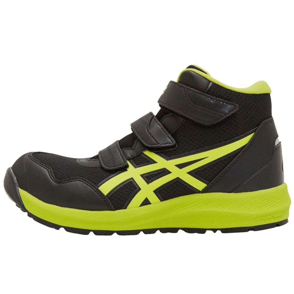 アシックス（ASICS） ウィンジョブCP216 ブラック&times;ネオンライム, ブラック&times;ネオンライム, 25.5cm