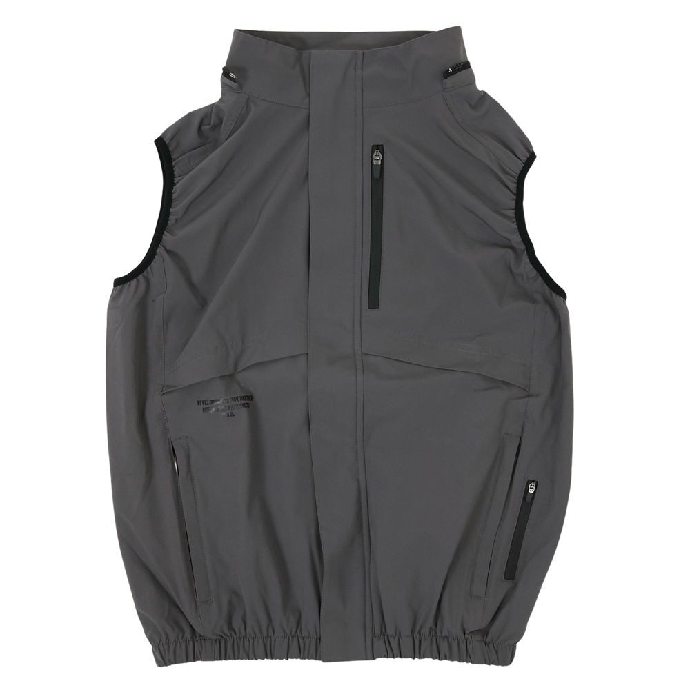【2025年モデル】ウイザ WIZ'A 空調ウェアＰＲＯ　ベスト　チャコールグレー, チャコールグレー, Mサイズ