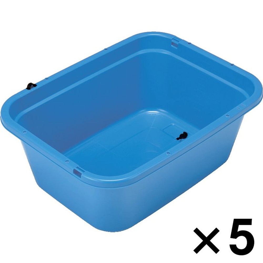 サンコー 角タブ120 &times;5個セット【メーカー直送・代引不可】【法人限定】, ブルー, 5P