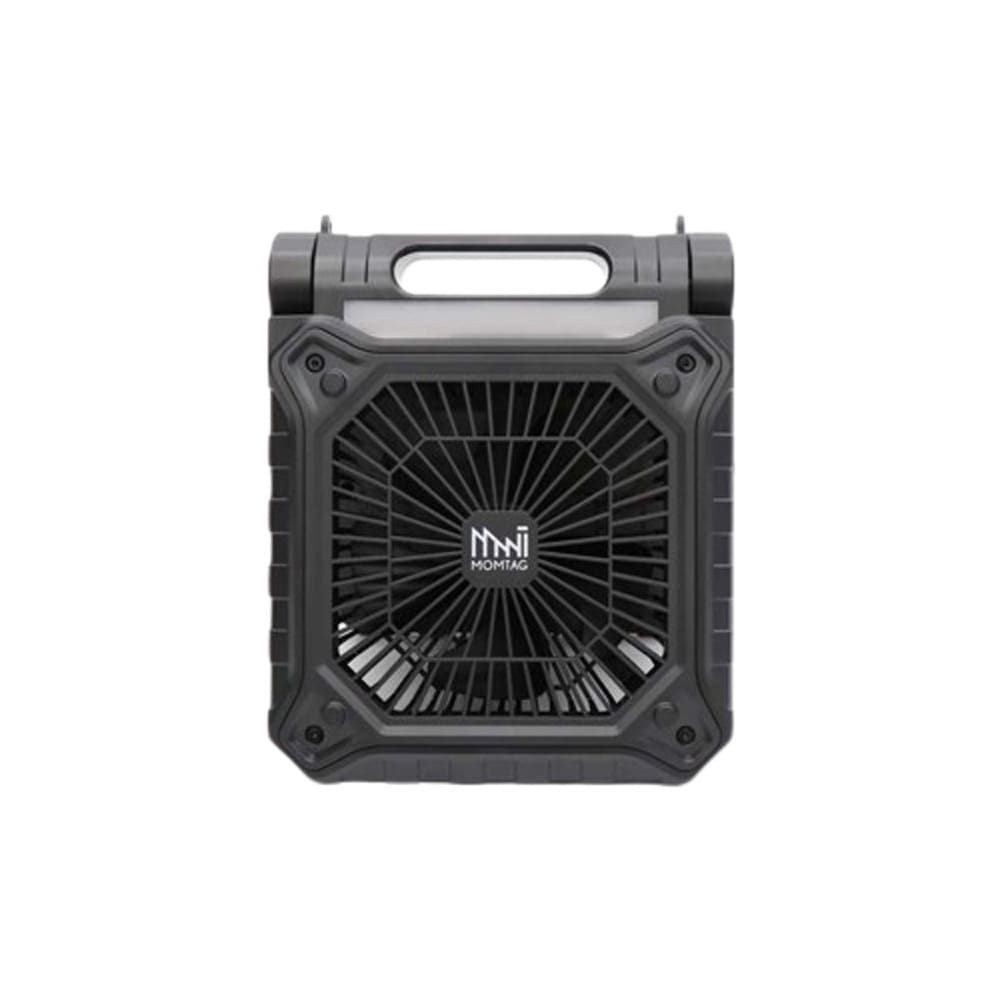 MOMTAG ポータブルソーラーライトファン　HDL-4690, ブラック, -