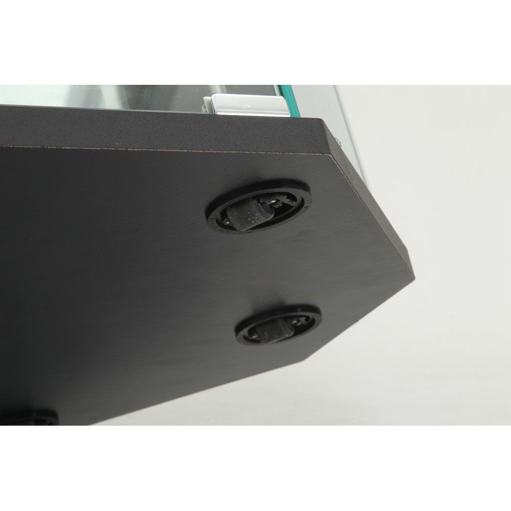 不二貿易 ガラスコレクションケース　ＢＡＡＬ　コーナー　ＢＫ【メーカー直送・代引不可】, ブラック, 幅522mm&times;奥行425mm&times;高さ1195mm