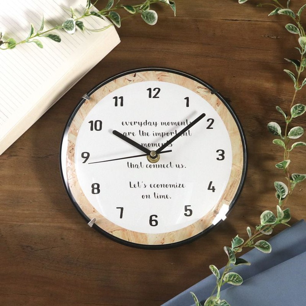 カバー付ウォールクロック　ＥＮＪＯＹＩＮＧ, その他カラー２, その他サイズ１