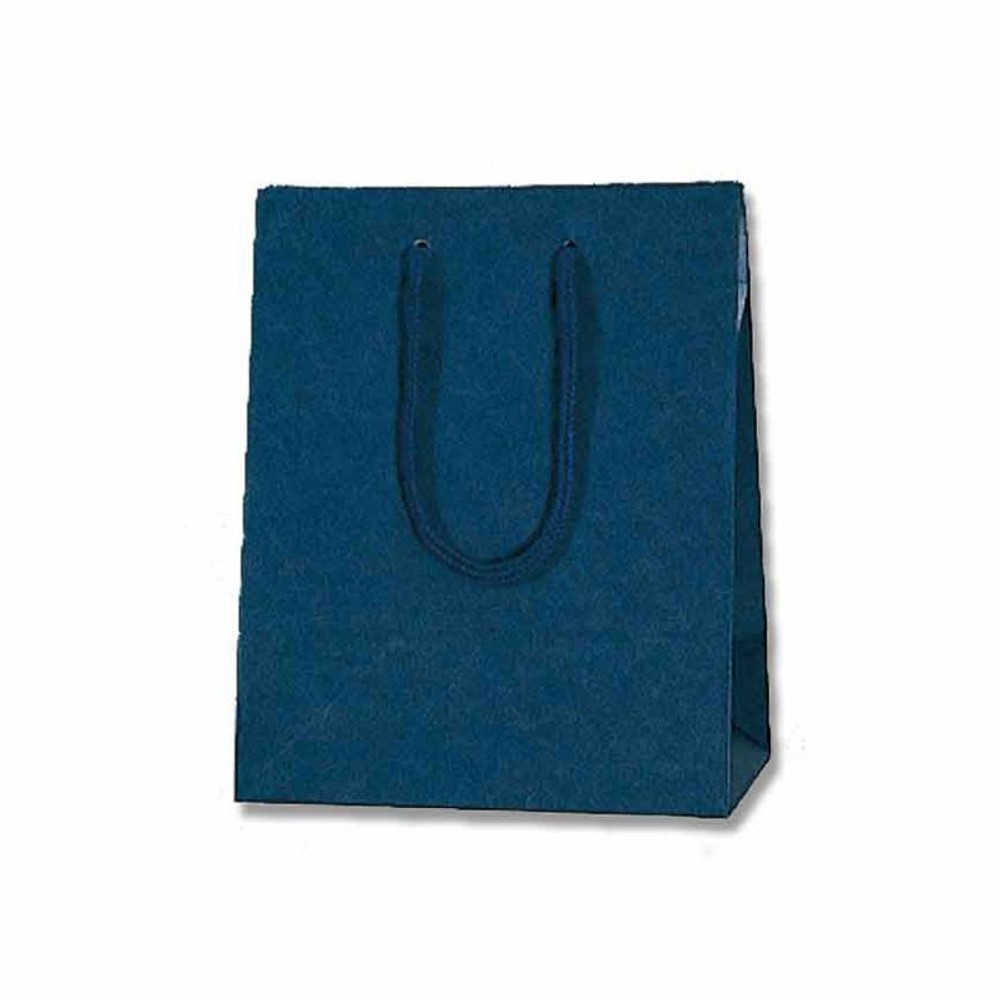 紙袋　カラーチャームバッグ　20-12, 紺, 20-12