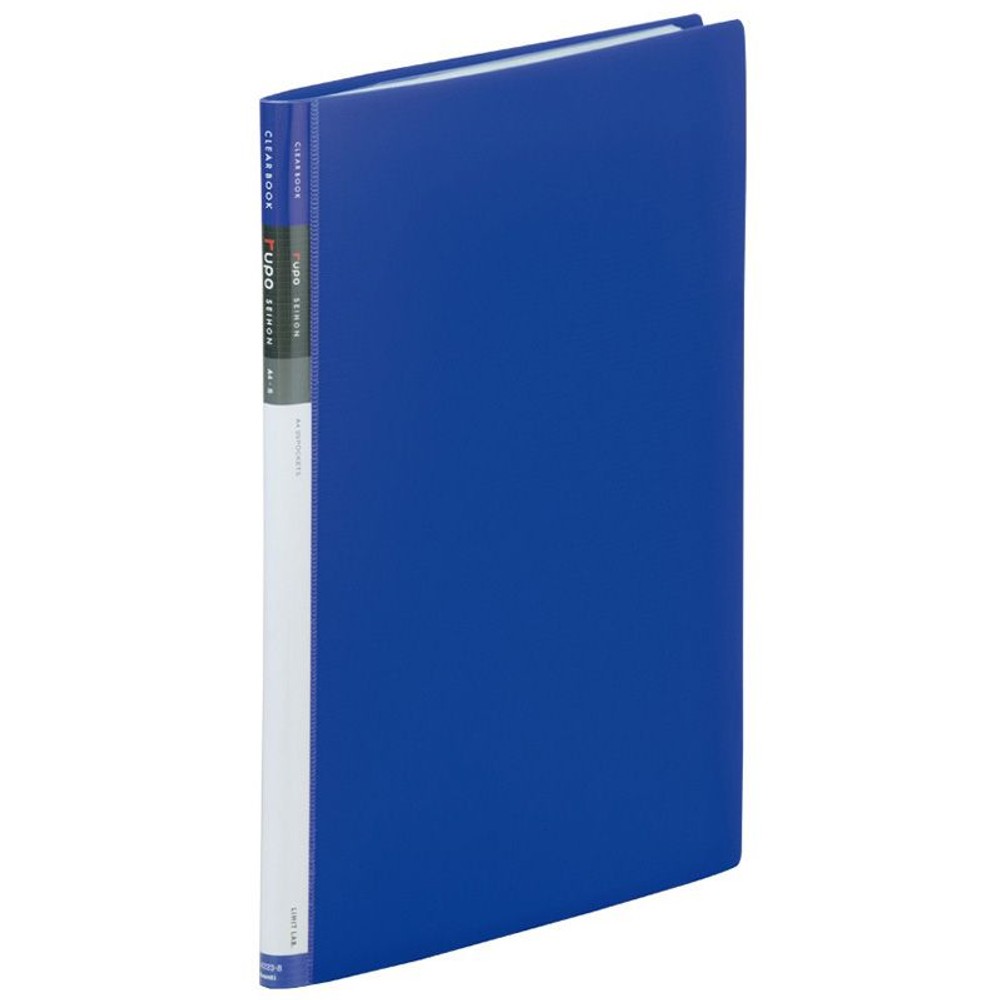 リヒト　クリヤーブック20Ｐ, 青(B4), A3サイズ