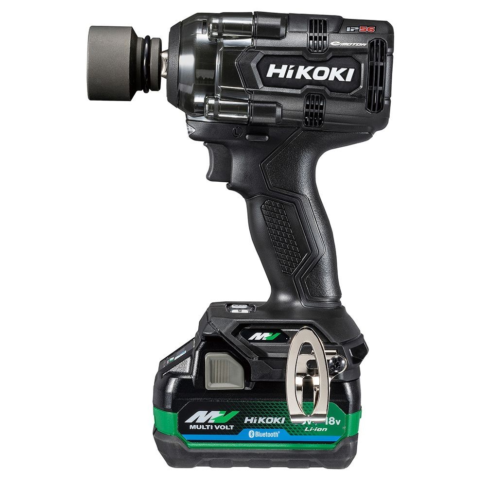 ハイコーキ　HIKOKI ３６Ｖインパクトレンチ（蓄電池２個、充電器付き） WR36DH (2XPBSZ), ブラック, WR36DH (2XPBSZ)