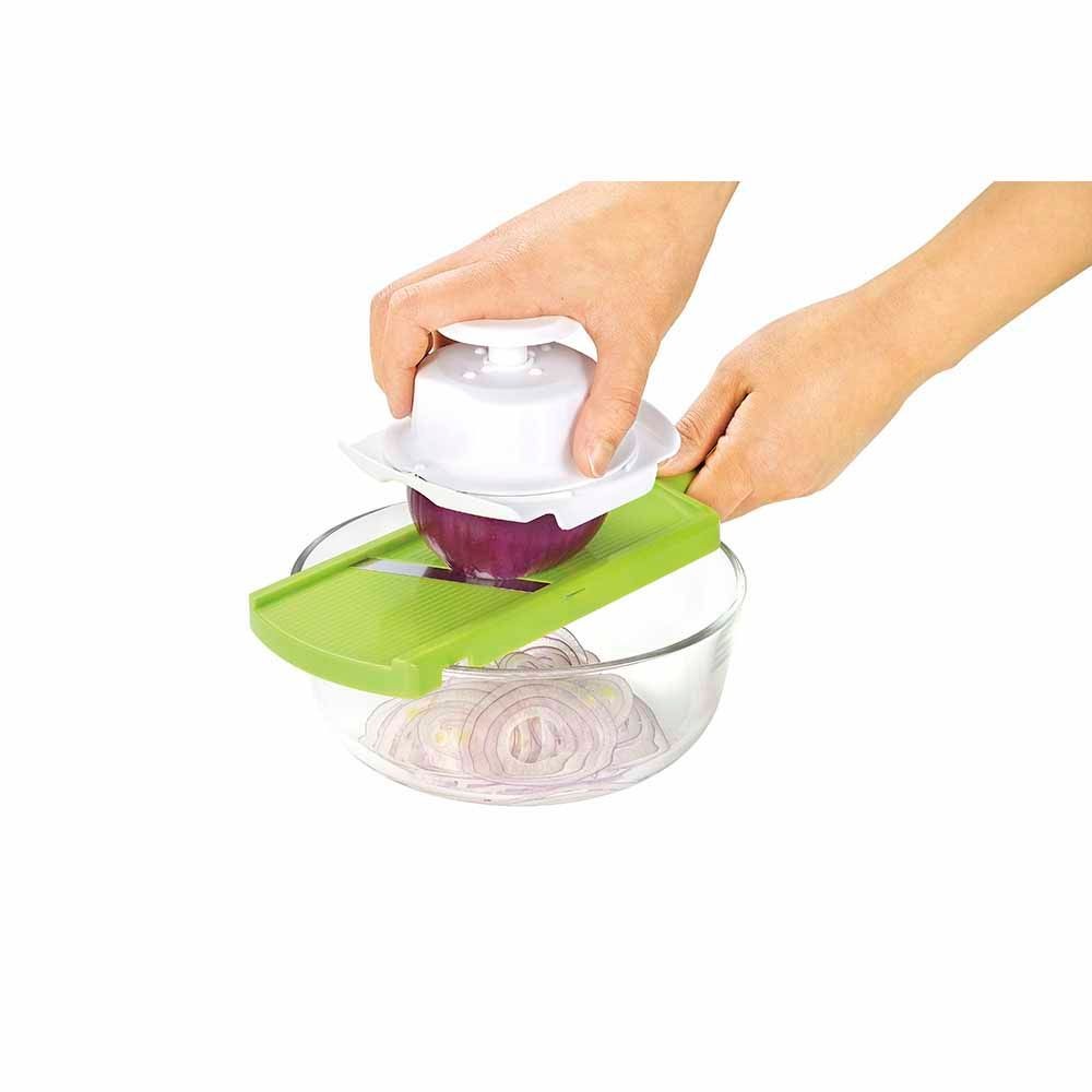 下村工業 フルベジ 野菜ホルダー 回転式 FV-665, ホワイト, FV-665