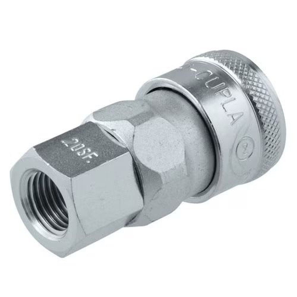 日東工器 ハイカプラ ソケット 20SF, シルバー, 20SF
