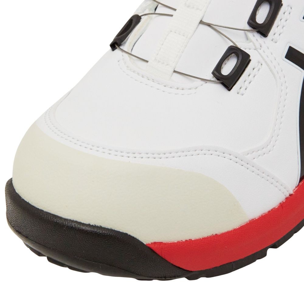 アシックス（ASICS） ウィンジョブ CP304 BOA ホワイト×ブラック, ホワイト×ブラック, 25.5cm