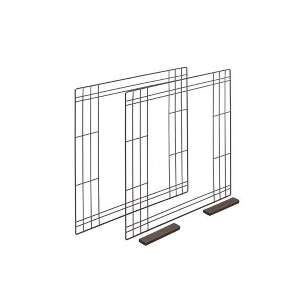 コンビネーションサークル用左右連結セット　ウォールナット, ブラウン, P-CS-580CV