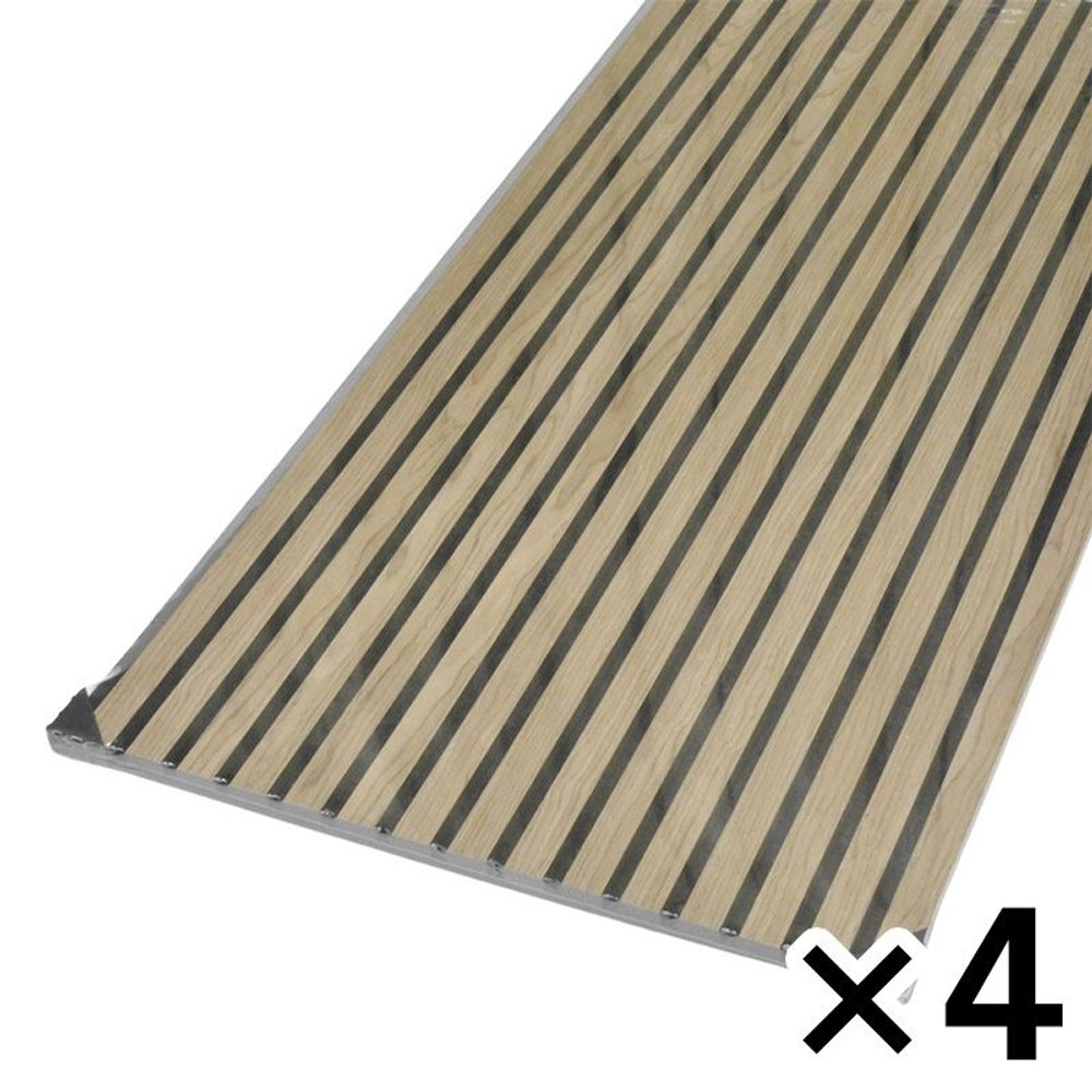 吸音ウォールパネル　６００&times;１２００&times;２１ｍｍ　&times;４個セット, ダークブラウン, 600&times;1200mm