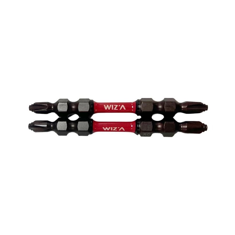 WIZ'A ウィザ ギザスボスリムトーションビット +2&times;&phi;3.8&times;65mm 2本入 WZDT142065, 両頭トーションビット, 2本入り