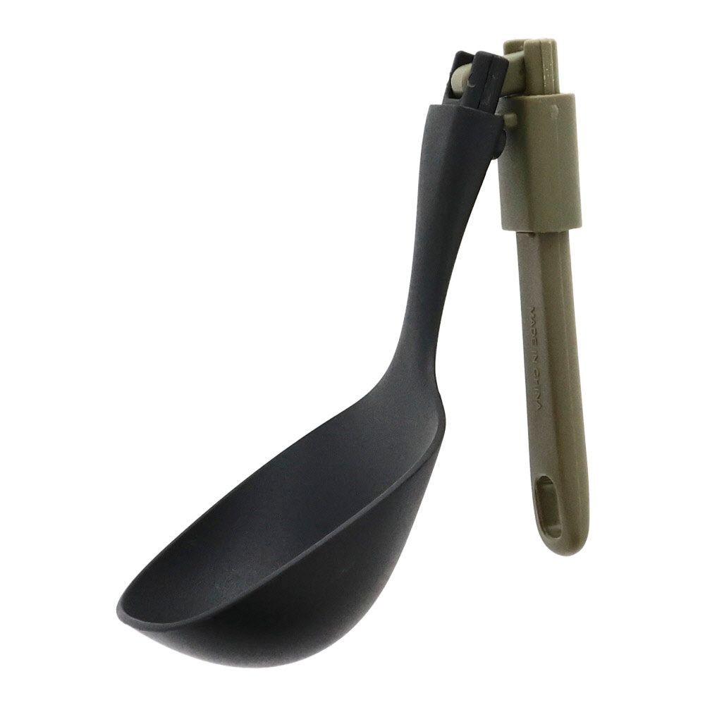 イージーフォールディング　キャンプレードル, オリーブ&times;ブラック, レードル