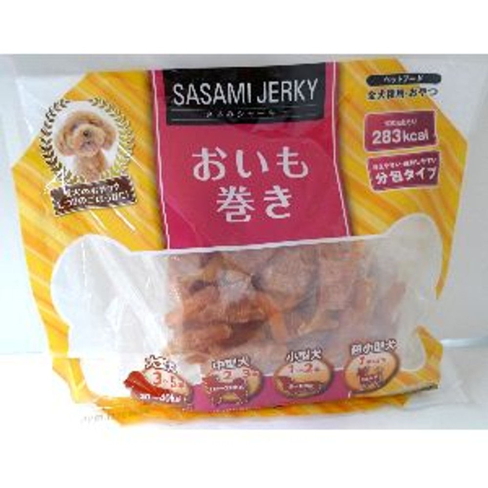 ささみジャーキー　おいも巻き360ｇ, おいも巻き, 360g