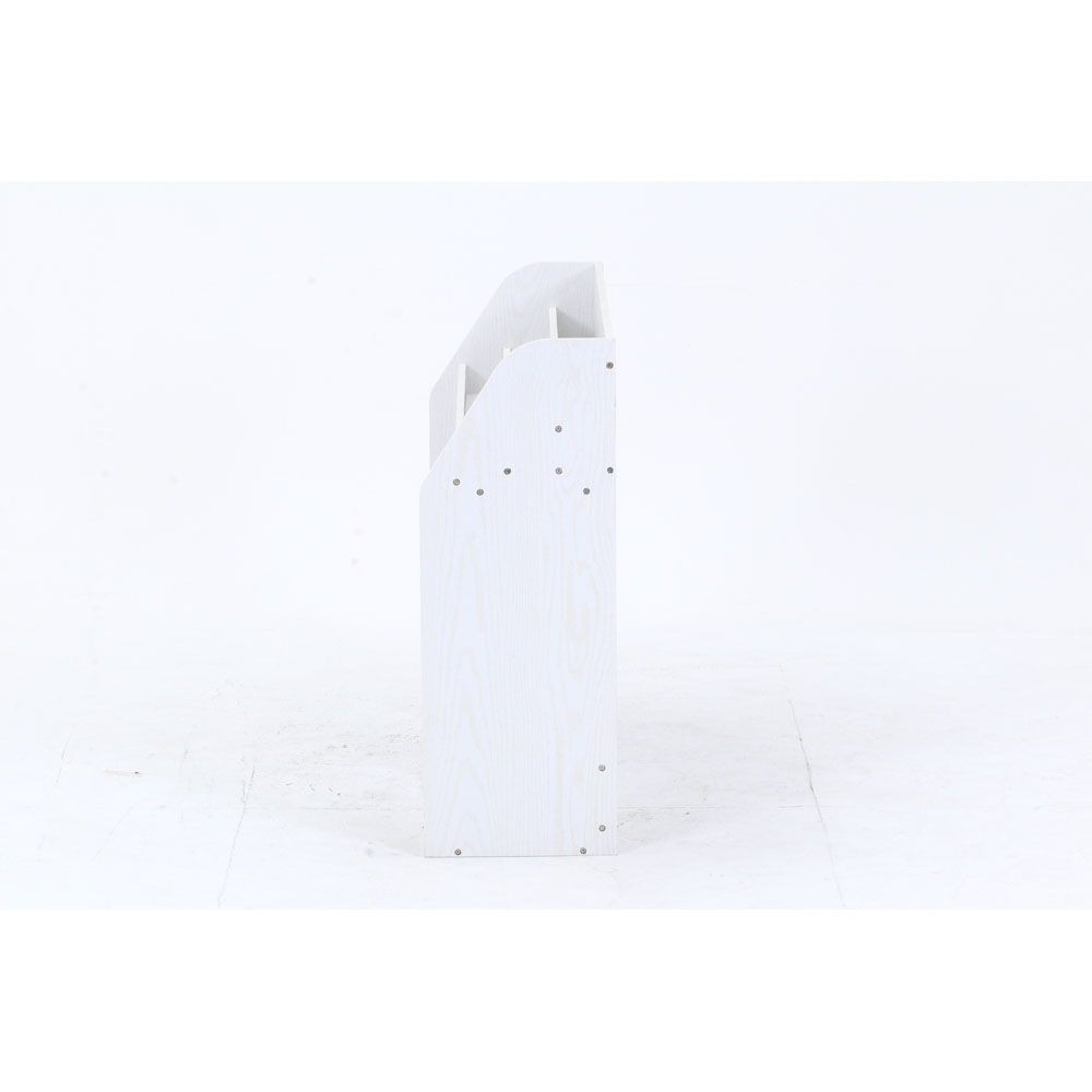 不二貿易 ブックラック　８０幅　オークＷＨ【メーカー直送・代引不可】, ホワイト, 幅830mm&times;奥行295mm&times;高さ800mm