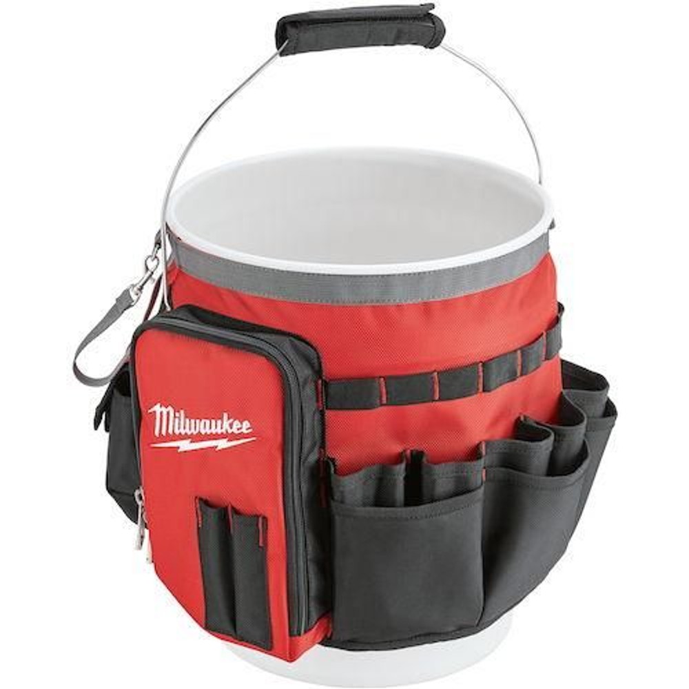 Milwaukee ミルウォーキー バケツ用収納バッグ 48-22-8175, レッド＋ブラック, 48-22-8175