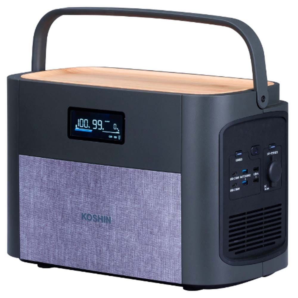 ポータブル電源１２００Ｗ　ＢＰＳー１２Ｌ, ブラック, 1200W