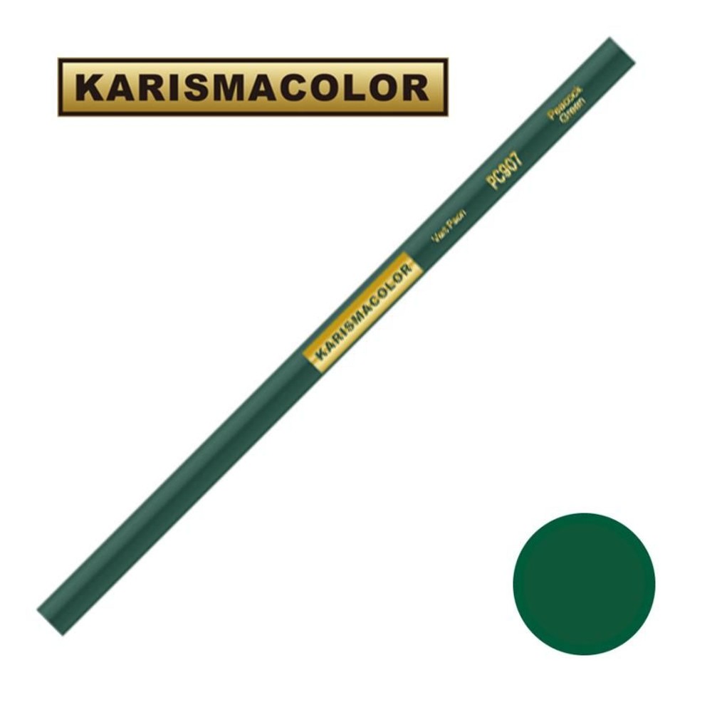 サンフォード カリスマカラー 色鉛筆 PC907 Peacock Green ピーコックグリーン (SANFORD KARISMA COLOR), PC907 Peacock Gr, サンフォードカリスマカラー色鉛筆