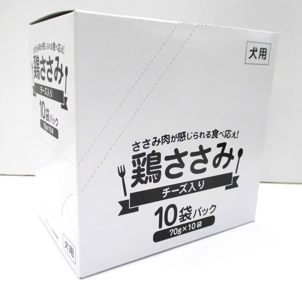 食べ応えのある鶏ささみの犬用パウチチーズ入り70ｇ×10Ｐ, その他カラー１, その他サイズ１