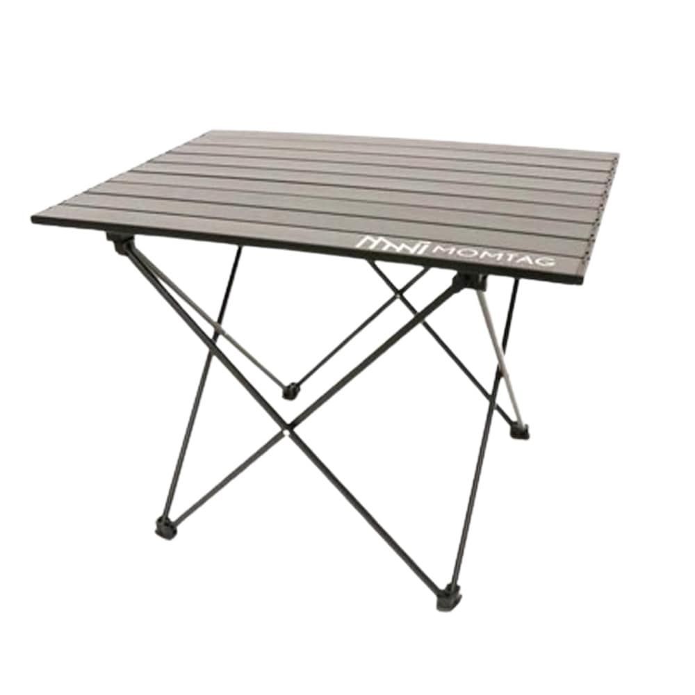 MOMTAG アウトドアアルミテーブル　HDL-0449, ブラック, -