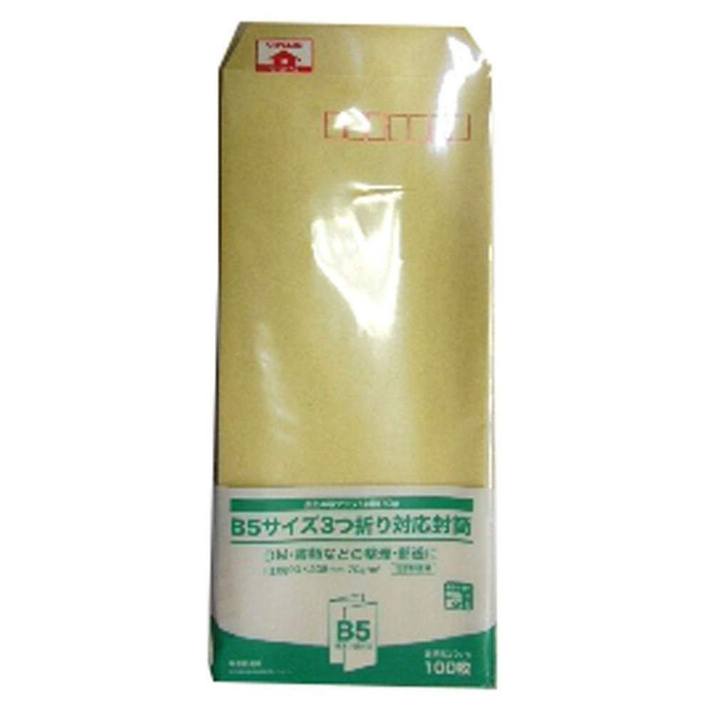 長形4号クラフト封筒70ｇ　100枚, クラフト, 長形4号
