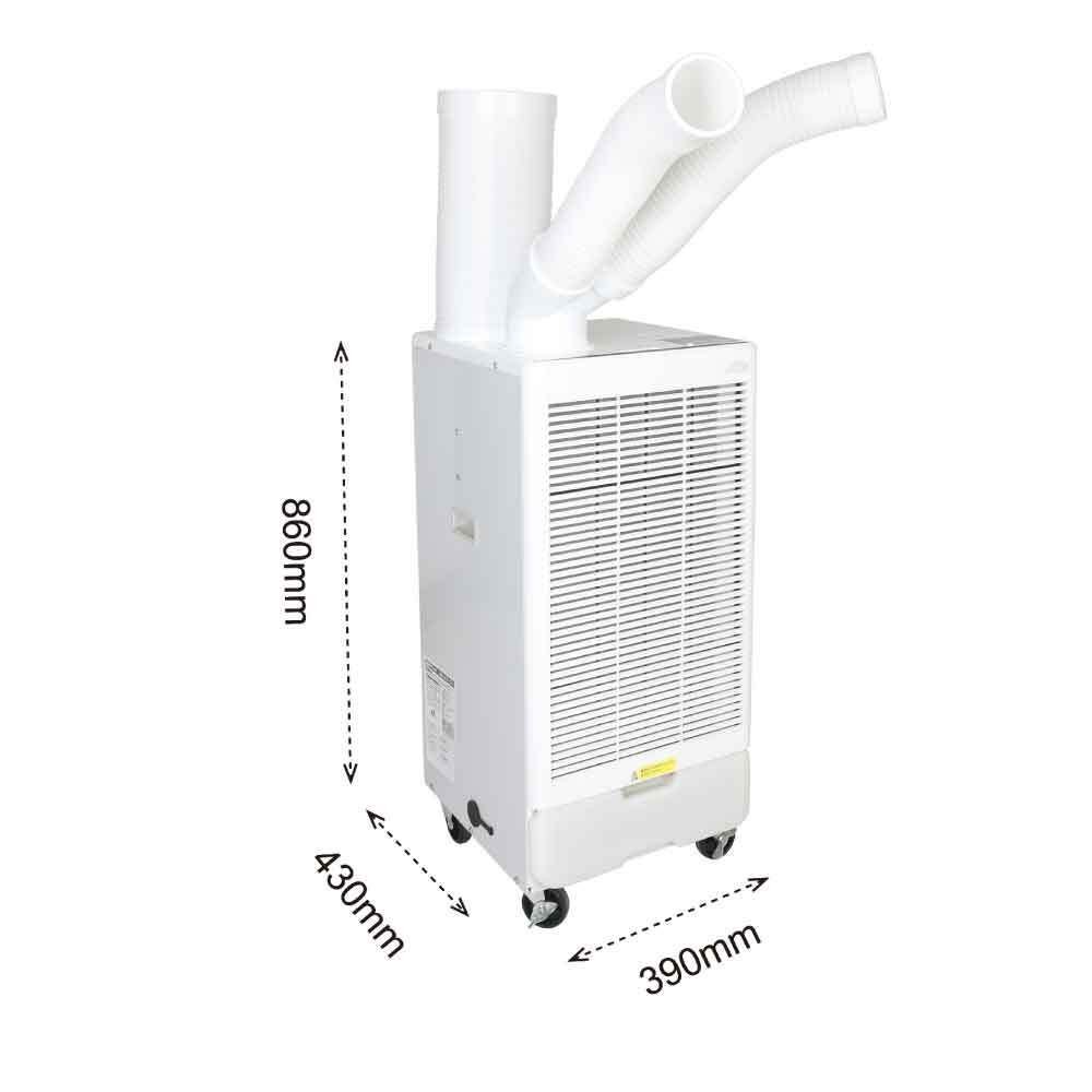 スポットクーラー 業務用 ツインダクト式 2.2kW GWY-22/25(ATH), ホワイト, GWY-22/25(ATH)